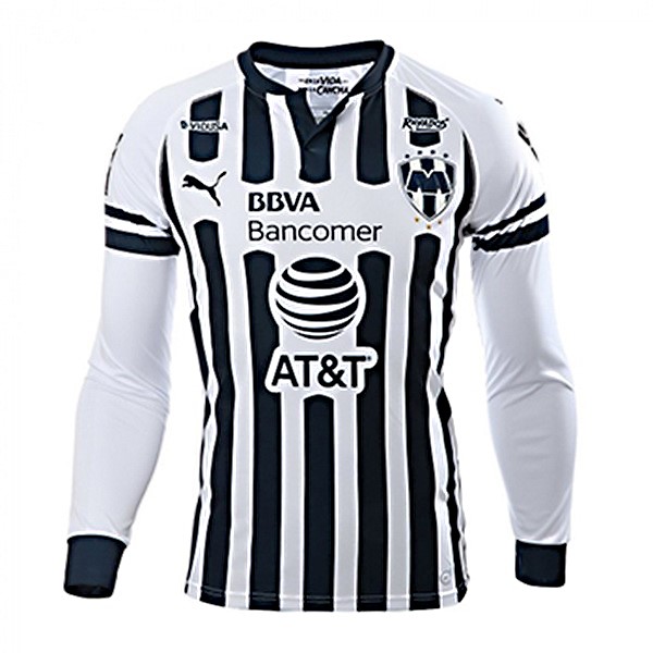 Camiseta Monterrey Replica Primera Ropa ML 2018/19 Blanco